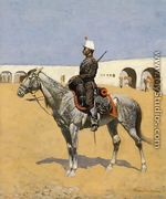 Cavalryman of the Line, Mexico - Frederic Remington
