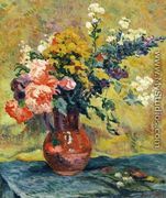 Bouquet of Flowers in a Vase - Maximilien Luce