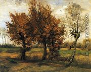Autumn Landscape with Four Trees - Vincent Van Gogh