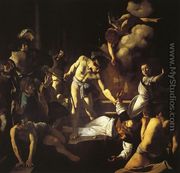 The Martyrdom of St. Matthew - (Michelangelo) Caravaggio