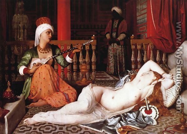 Odalisque with Female Slave - Jean Auguste Dominique Ingres