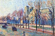 Notre-Dame, View from the Quay Montebello - Maximilien Luce