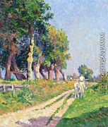 Eragny, Horse on a Sunny Path - Maximilien Luce