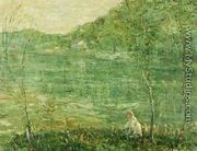 By the River - Ernest Lawson