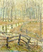 Landscape with Stream - Ernest Lawson