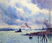 The Port of Rotterdam - Maximilien Luce