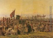 Army at Prayer Before the Battle of Raclawice - Jozef Chelmonski