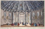 Interior View of the elegant music room in Vauxhall Gardens, engraved by H. Roberts, 1752 - Samuel Wale