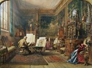 The Artist's Studio, Venice, 1855 - Carl Friedrich H. Werner