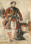 George IV in Highland Dress at the Palace of Holyrood, 1822 - Sir David Wilkie