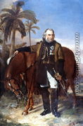 Lieutenant General Sir Charles Napier and his arab charger Red Rover, 1853 - Edwin Williams