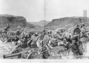Yeomanry surprised in a Drift while pursuing a Boer Commando in Cape Colony - Richard Caton Woodville