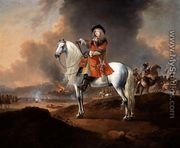 Lieutenant-Colonel Randolph Egerton MP (d.1681) of the Kings Troop of Horse Guards, c.1672 - Jan Wyck