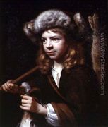 Young Sportsman with Rabbit and Fowl - Wallerant Vaillant