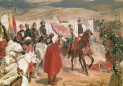 Marshal Thomas Bugeaud 1784-1849 and Colonel Joseph Vantini Yousouf 1808-66 During the Conquest of Algeria, 1846 - Horace Vernet