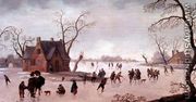 Winter Scene - Antoni Verstralen (van Stralen)