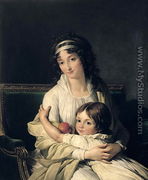Portrait presumed to be Madame Jeanne-Justine Boyer-Fonfrede and her son, Henri - Francois-Andre Vincent