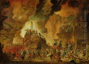 The Triumph of the Guillotine in Hell - Nicolas Antoine Taunay