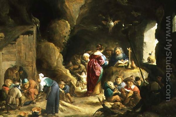 The Temptation of St. Anthony 251-356 - David The Elder Teniers