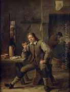A Smoker Leaning on a Table, 1643 - David The Younger Teniers