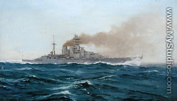 HMS Hood, 1919 - Duff Tollemache