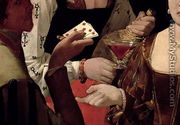 The Cheat with the Ace of Diamonds, detail of the players, c.1635-40 - Georges de La Tour
