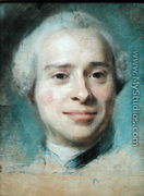 Portrait of Jean Le Rond dAlembert 1717-83 1753 - Maurice Quentin de La Tour