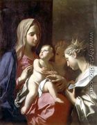 The Mystic Marriage of St. Catherine - Francesco Trevisani
