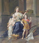 Duchess de la Ferte with the Duke of Brittany and the Duke of Anjou Louis XV c.1712 2 - Francois de Troy