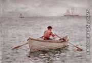 The Waterman and His Boat, 1921 - Henry Scott Tuke