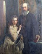 Sir William FitzHerbert with his daughter, Ida, 1862 - James Sant