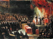 Study for King Louis-Philippe 1773-1850 Swearing his Oath to the Chamber of Deputies, 9th August 1830 - Ary Scheffer