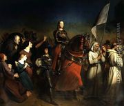 The Entry of Joan of Arc 1412-31 into Orleans, 8th May 1429, 1843 - Henry Scheffer