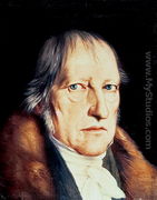 Portrait of Georg Wilhelm Friedrich Hegel 1770-1831, 1825 - Jacob Schlesinger