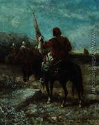 An Arab Horseman - Franz Schreyer