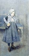 Girl in a Grey Bonnet, 1909  - Lino Selvatico