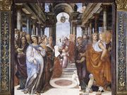 The Presentation Of The Virgin In The Temple 1518 - Il Sodoma (Giovanni Antonio Bazzi)