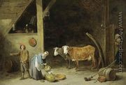 A Barn Interior 1650s - David The Younger Teniers