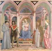 The Madonna and Child with Saints c. 1445 - Domenico Veneziano