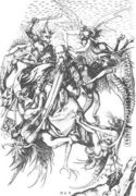 Temptation of St Anthony - Martin Schongauer