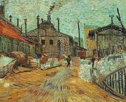 The Factory At Asnieres - Vincent Van Gogh