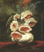 Vase With Peonies - Vincent Van Gogh