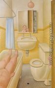 Bathroom - Fernando Botero