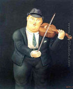 Violinist - Fernando Botero