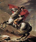 Napoleon at the St. Bernard Pass 1801 - Jacques Louis David