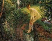Bather In The Woods - Camille Pissarro