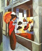 Before The Hat Shop - August Macke