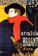Aristide Bunting In His Cabaret - Henri De Toulouse-Lautrec