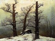 Dolmen In The Snow - Caspar David Friedrich