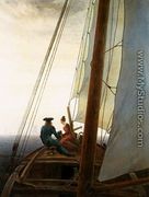 On the Sailing Boat c. 1819 - Caspar David Friedrich